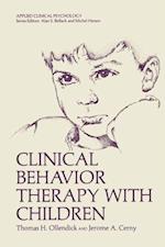 Clinical Behavior Therapy with Children