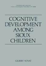 Cognitive Development among Sioux Children