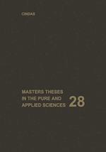 Masters Theses in the Pure and Applied Sciences