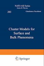 Cluster Models for Surface and Bulk Phenomena