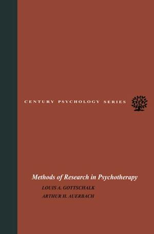 Methods of Research in Psychotherapy