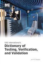 SAE International's Dictionary of Testing, Verification, and Validation