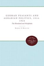 German Peasants and Agrarian Politics, 1914-1924