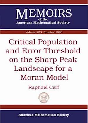 Critical Population and Error Threshold on the Sharp Peak Landscape for a Moran Model