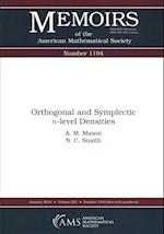 Orthogonal and Symplectic $n$-level Densities