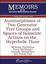 Automorphisms of Two-Generator Free Groups and Spaces of Isometric Actions on the Hyperbolic Plane