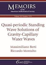 Quasi-periodic Standing Wave Solutions of Gravity-Capillary Water Waves