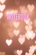 Bright Neon Heart Notebook 