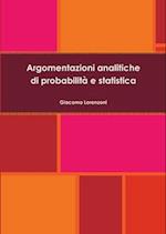 Argomentazioni analitiche di probabilità e statistica