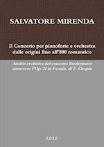 Il Concerto per pianoforte e orchestra dalle origini fino all'800 romantico