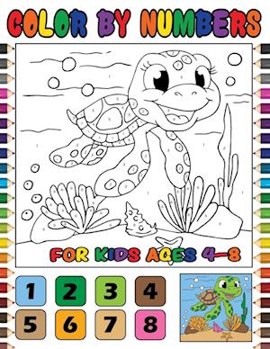 Color by Numbers for Kids Ages 4-8