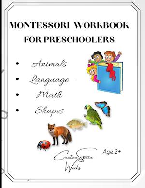 Montessori Workbook For Preschoolers - Animals Theme