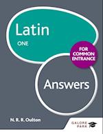 Latin for Common Entrance One Answers