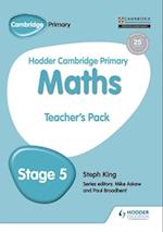 Hodder Cambridge Primary Maths Teacher's Pack 5