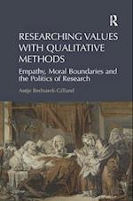 Researching Values with Qualitative Methods