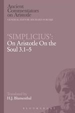 Simplicius'': On Aristotle On the Soul 3.1-5