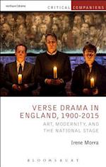 Verse Drama in England, 1900-2015