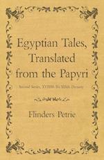 EGYPTIAN TALES TRANSLATED FROM