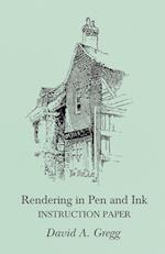 Rendering in Pen and Ink - Instruction Paper