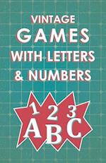 Vintage Games with Letters and Numbers