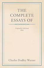 Complete Essays of Charles Dudley Warner