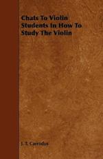 Chats to Violin Students in How to Study the Violin