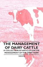 Management of Dairy Cattle - A Collection of Articles on the Management of the Dairy Farm