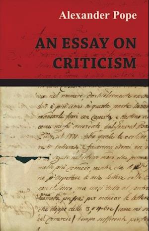 Essay on Criticism
