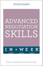 Advanced Negotiation Skills In A Week