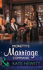 MORETTIS MARRIAGE COMMAND EB