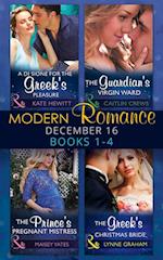 Modern Romance December 2016 Books 1-4