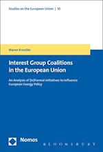 The Formation of Coalitions in the European Union