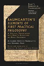 Baumgarten's Elements of First Practical Philosophy