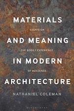 Materials and Meaning in Architecture