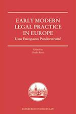 Authorities in Early Modern Courts in Europe