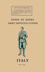 NOTES ON ENEMY ARMY IDENTIFICATIONS