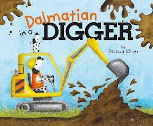 Dalmatian in a Digger