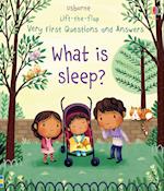 Very First Questions and Answers What is Sleep?