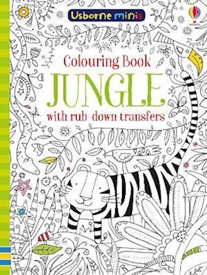 Colouring Book Jungle with Rub Downs