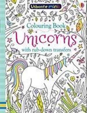 Colouring Book Unicorns with Rub Downs