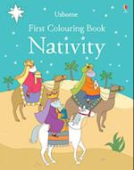 First Colouring Book Nativity
