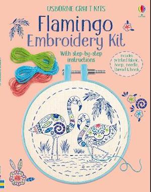 Embroidery Kit: Flamingo