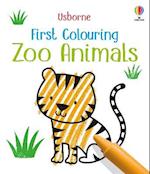 First Colouring Zoo Animals
