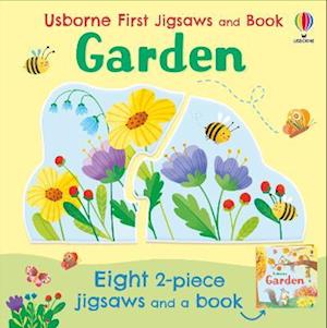 Usborne First Jigsaws And Book: Garden