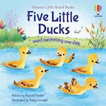 Five little ducks went swimming one day