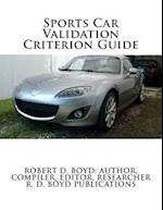 Sports Car Validation Criterion Guide
