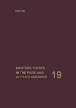 Masters Theses in the Pure and Applied Sciences