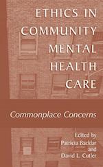 Ethics in Community Mental Health Care
