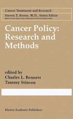 Cancer Policy: Research and Methods