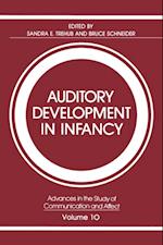 Auditory Development in Infancy